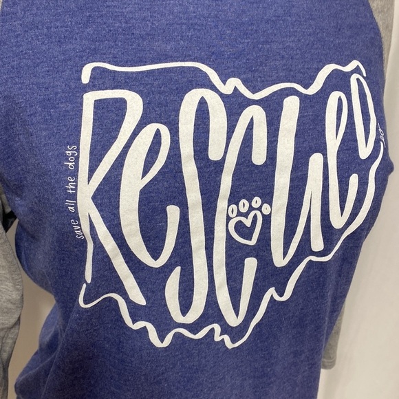 Ohio themed Rescue 3/4 sleeve t shirt size medium - Picture 2 of 5